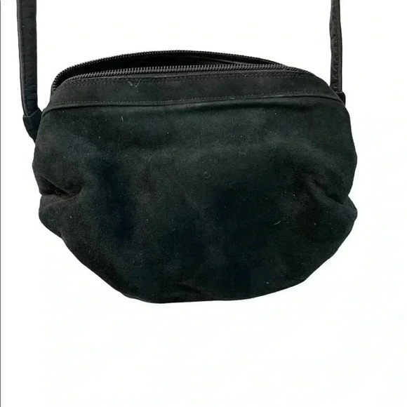 Vintage Stuart Weitzman Made in Spain Navy Suede Crossbody - Picture 3 of 5